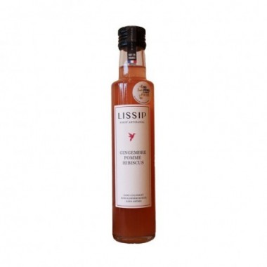 Sirop gingembre pomme hibiscus