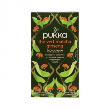 Thé vert matcha ginseng