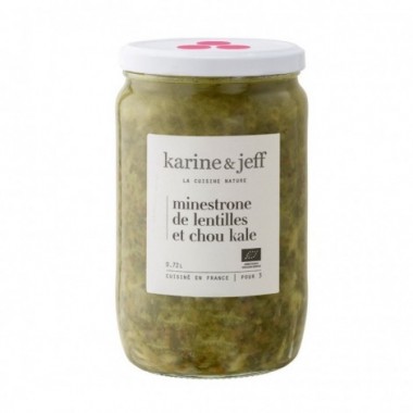 Minestrone de lentilles et...