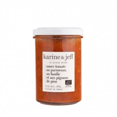 Sauce tomate, parmesan, pignon