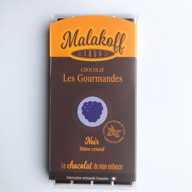 Chocolat Malakoff noir mûre