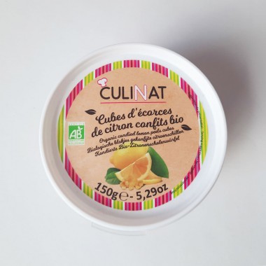 Cubes d'écorces de citron...
